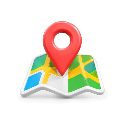 Map and location pin for adding a GPS geo tag
